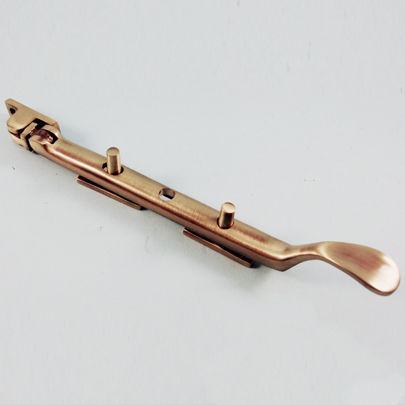 THD133/AB • 200mm • Antique Brass • Spoon End Casement Stay